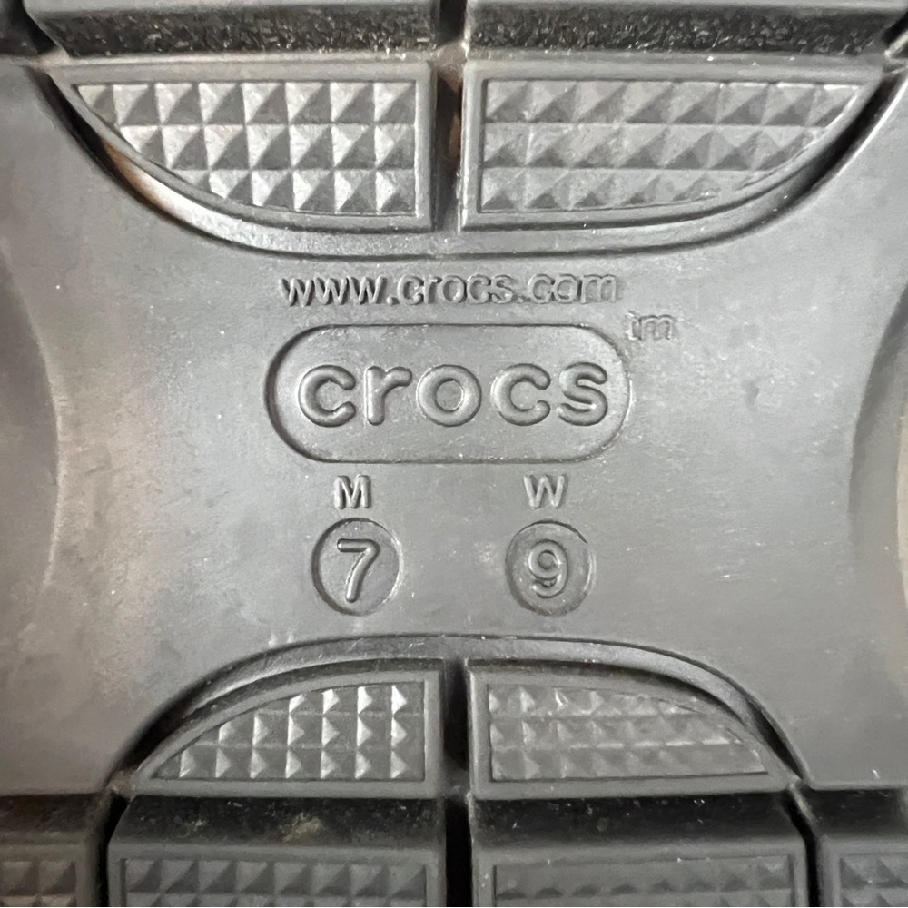 Crocs Black Classic Mega Crush Sandals - Picture 6 of 6